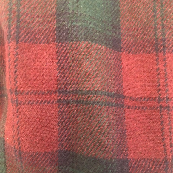 Fall Merlot Green Purple Wool Plaid Business Casual Medium Blazer - Picture 4 of 6